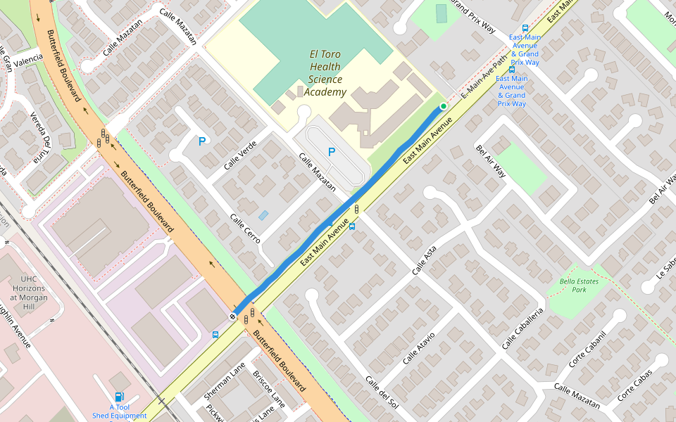 East Main Avenue Path