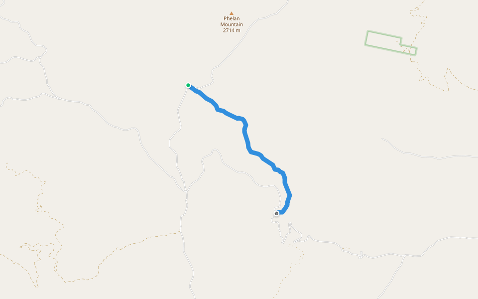 Williams Creek Trail walking route map in Salmon
