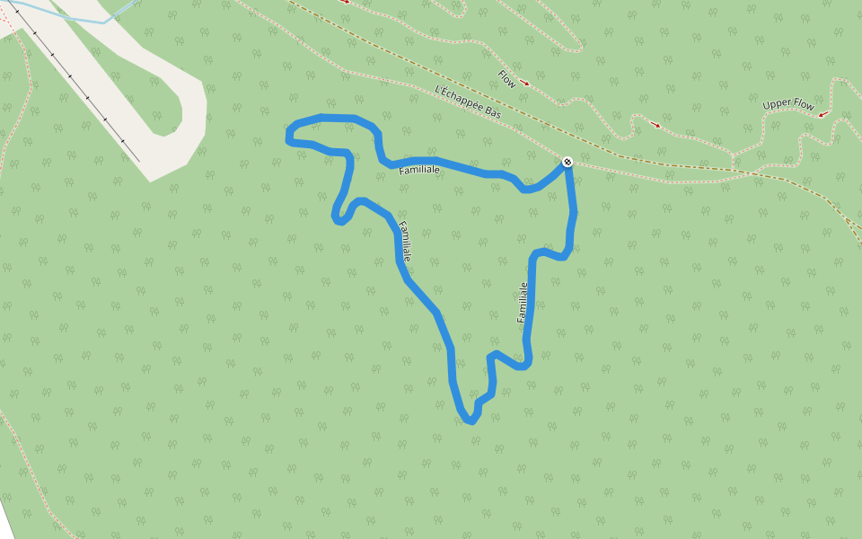 Familiale walking route map in New Richmond