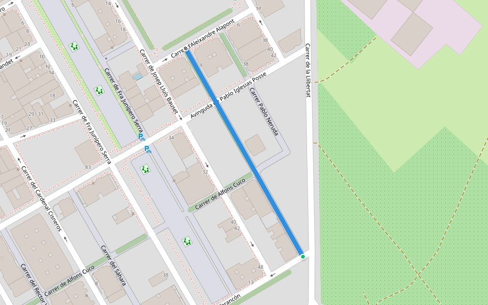 Carrer d'Antoni Llido walking route map in L'Alcúdia