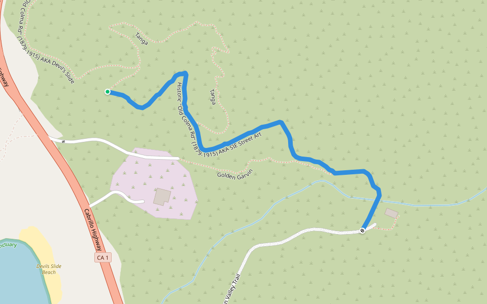 Historic "Old Colma Rd" (1879-1915) AKA SIE Street Art