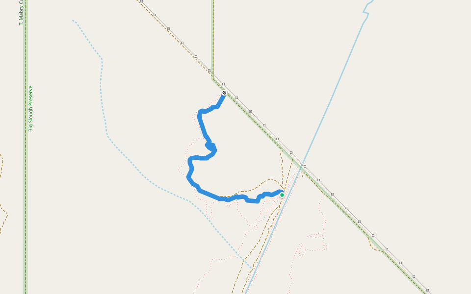 POLR walking route map in North Port