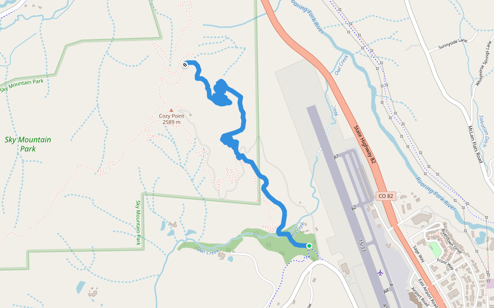 Airline Hiking Trail Aspen, Colorado Pacer