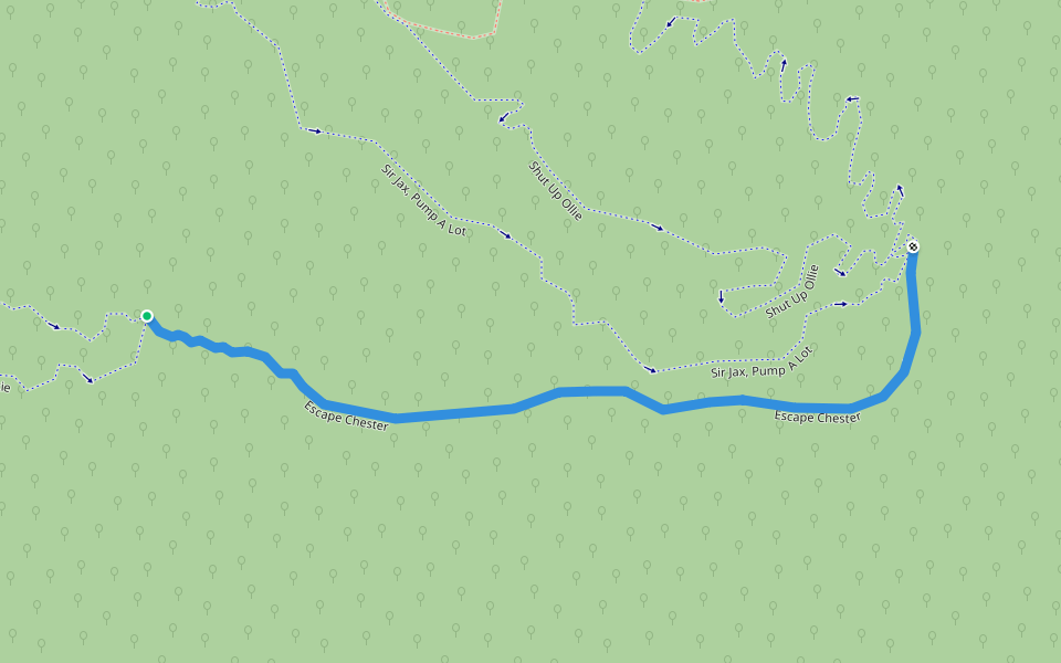 Escape Chester walking route map in Dinner Plain