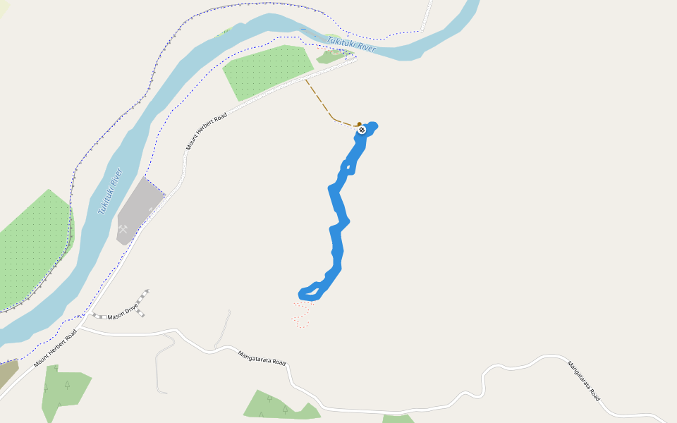 Murph's Lap of the Gods walking route map in Waipukurau