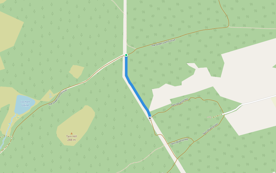 Tain Hill - Green Loch Link Path