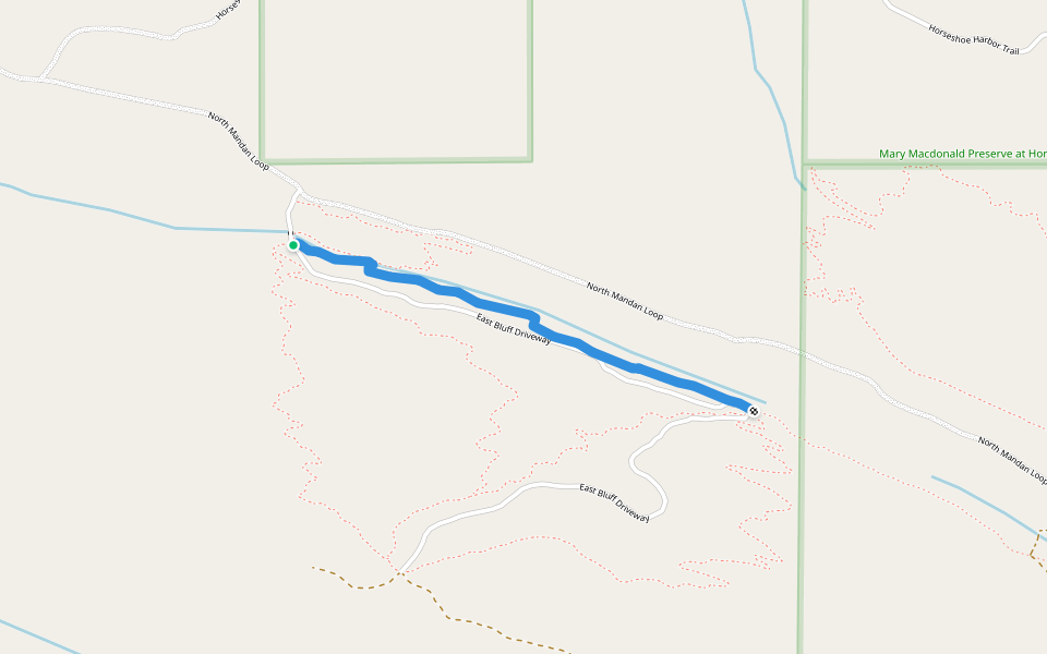 Summer School walking route map in Copper Harbor