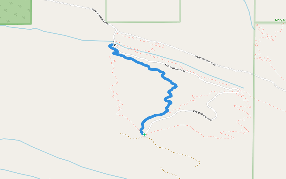 Flo'Rion walking route map in Copper Harbor