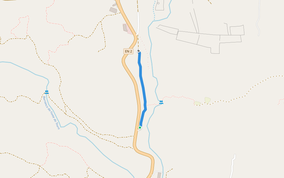 Calçadinha Romana de São Brás de Alportel - Troço B walking route map in São Brás de Alportel