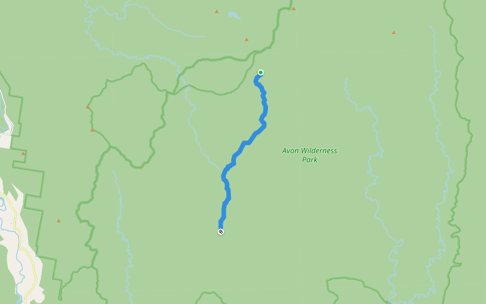 Razorback Walking Track walking route map in Nap Nap Marra