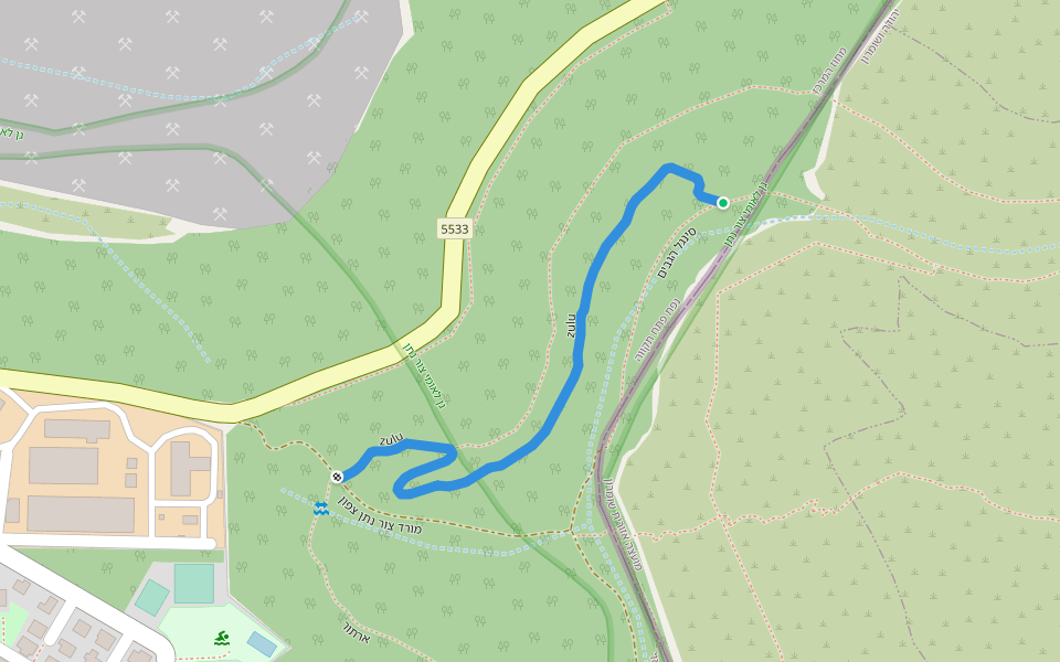 zulu walking route map in Tayibe