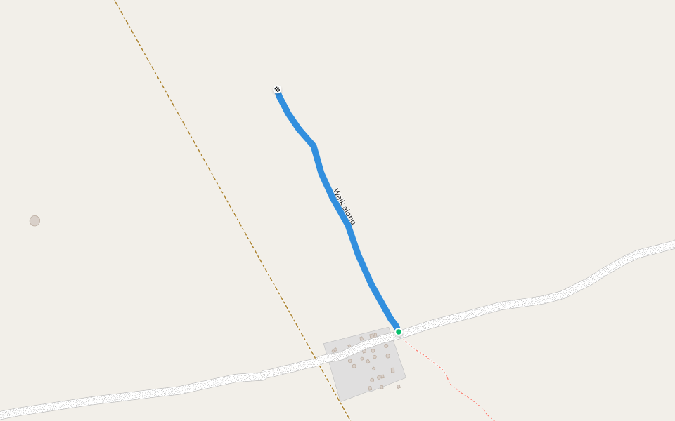 Walk along walking route map in Kakara