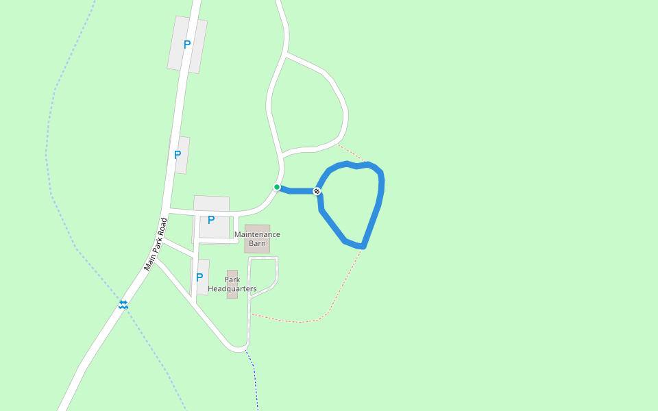 Seargeant Memorial Trail walking route map in Brackettville