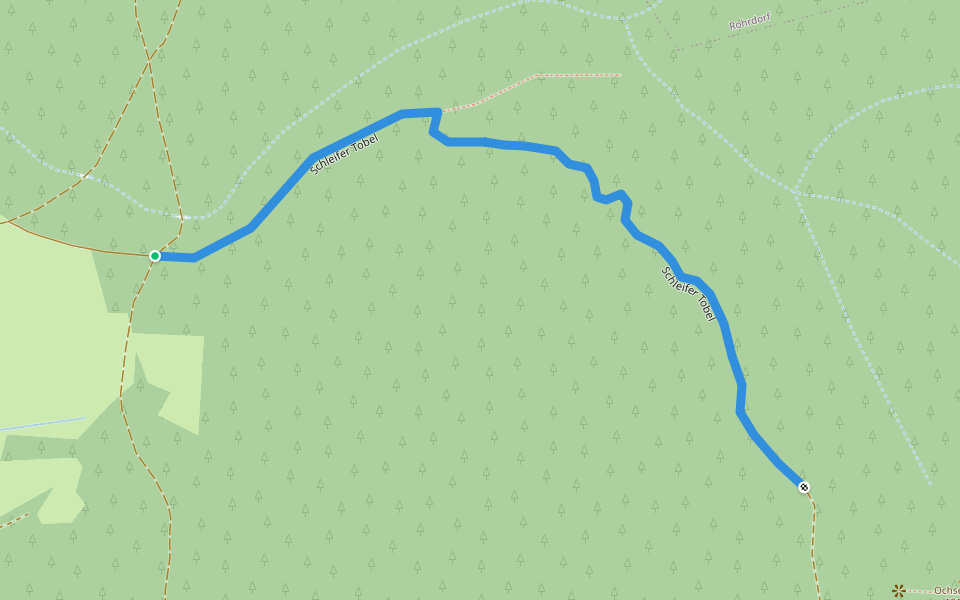 Schleifer Tobel walking route map in Isny im Allgäu