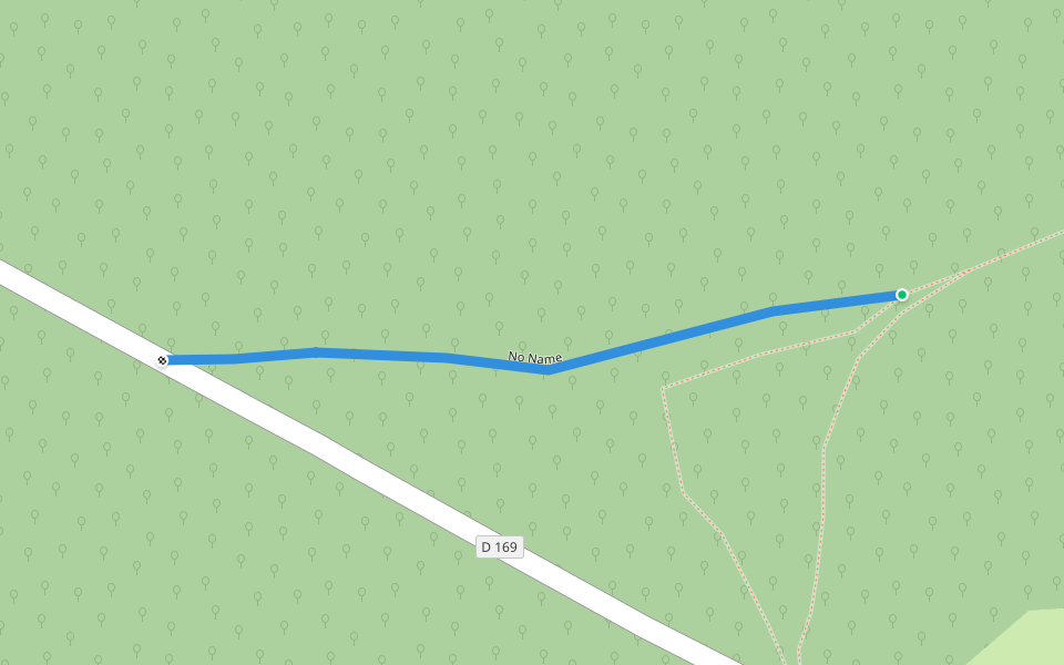 No Name walking route map in Neuville