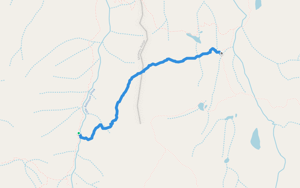 Cliff Creek Cutoff 840.a walking route map in Somerset