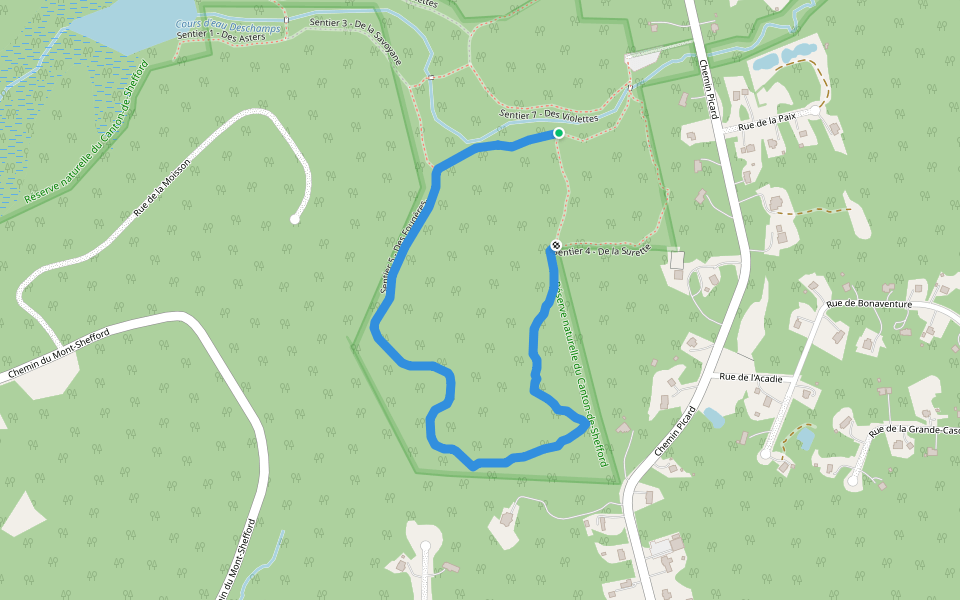 Sentier 5 - Des Fougères.