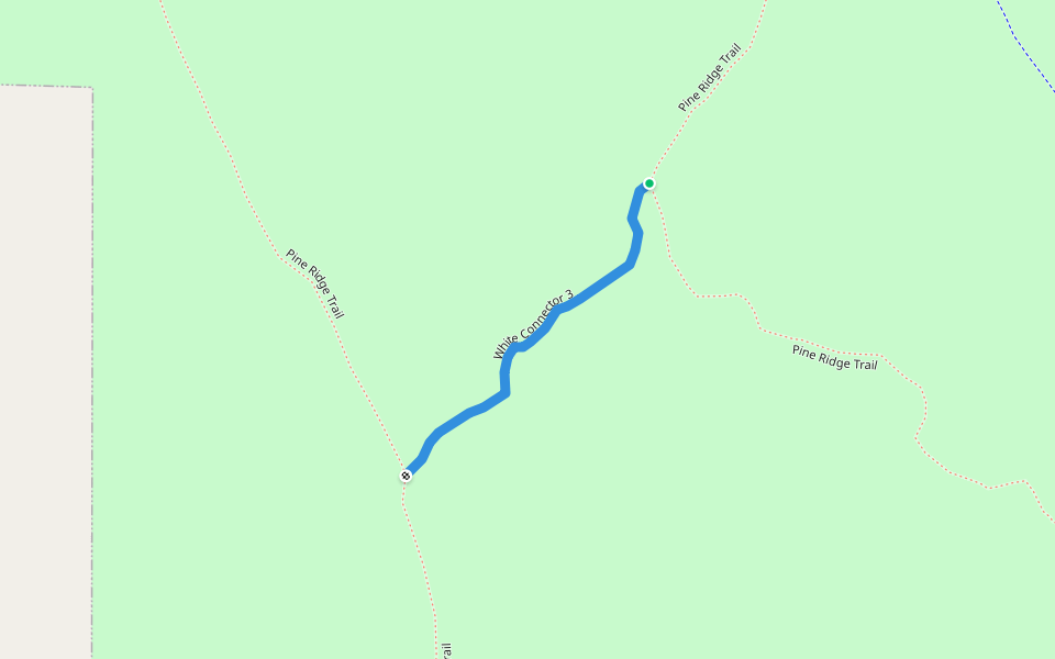 White Connector 3 walking route map in Park Hills