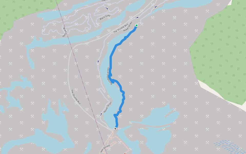 Social Distancing walking route map in Minto