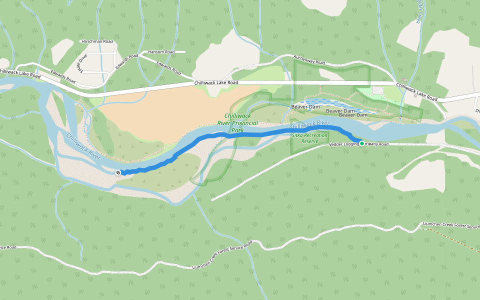 Riverside/Game Trail Walking and Running Chilliwack, British Columbia Pacer