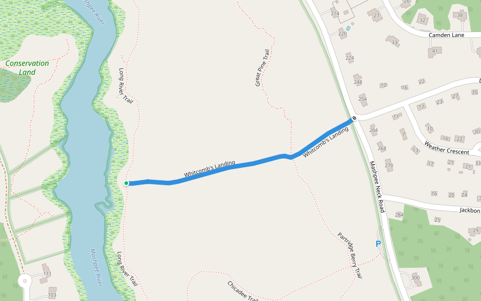 Landing Walking And Running Trail Mashpee, Massachusetts