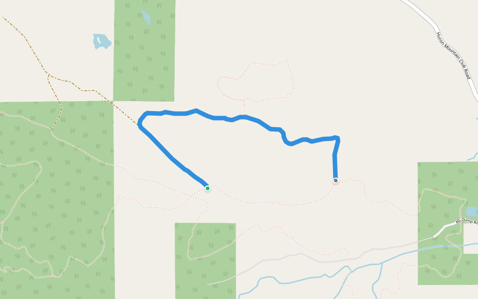 Meditation Loop walking route map in Big Bay