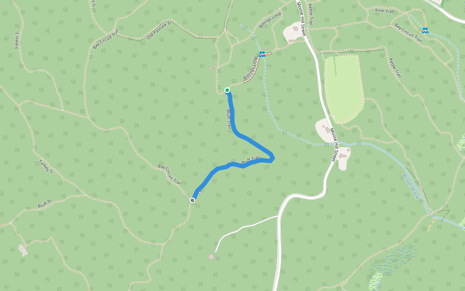 Bluff Trail Hiking Sharon, Massachusetts Pacer