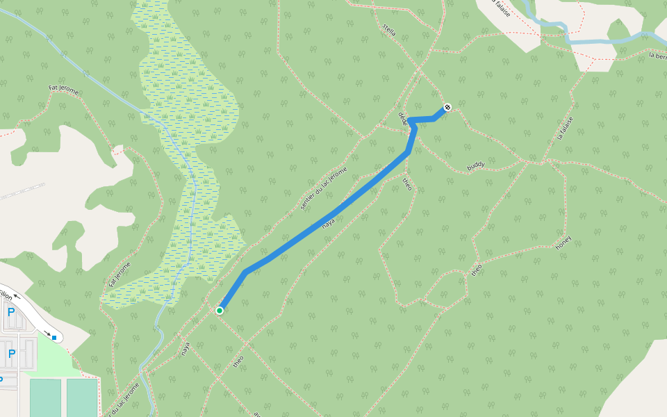 naya walking route map in Saint-Jérôme