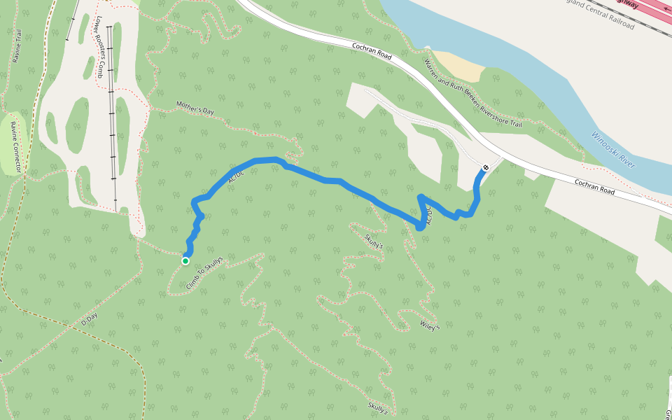 AC/DC in Vermont | Walking Map
