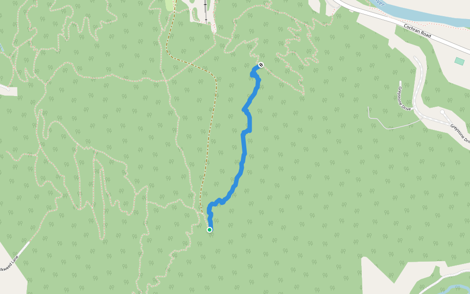 Jimmy Cliff walking route map in Richmond