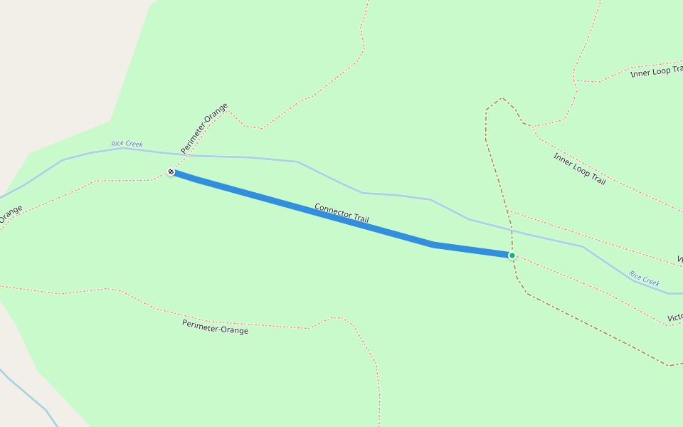 Connector Trail walking route map in Royston