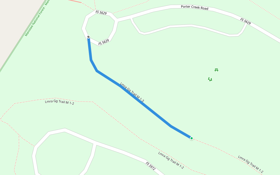 Lmra Gg Trail M 1-3 walking route map in Free Soil