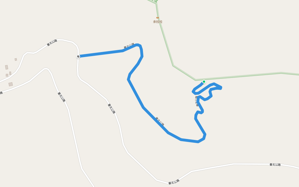 曼北公路 walking route map in Ngari Prefecture