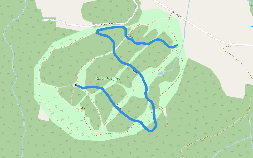 Firefly walking route map in Renfrew