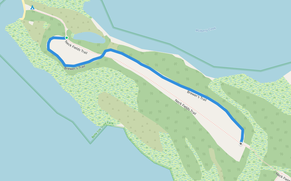 Brewer's Trail walking route map in Lancaster