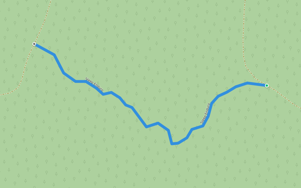 Steep Enduro walking route map in Rimforsa