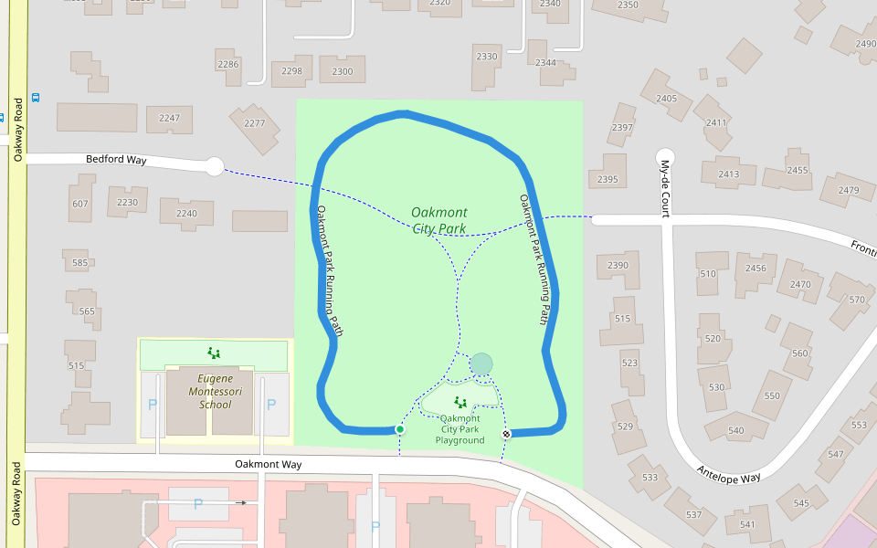 Oakmont Park Running Path