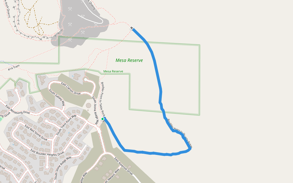 Boulder Point to Quarry Ridge