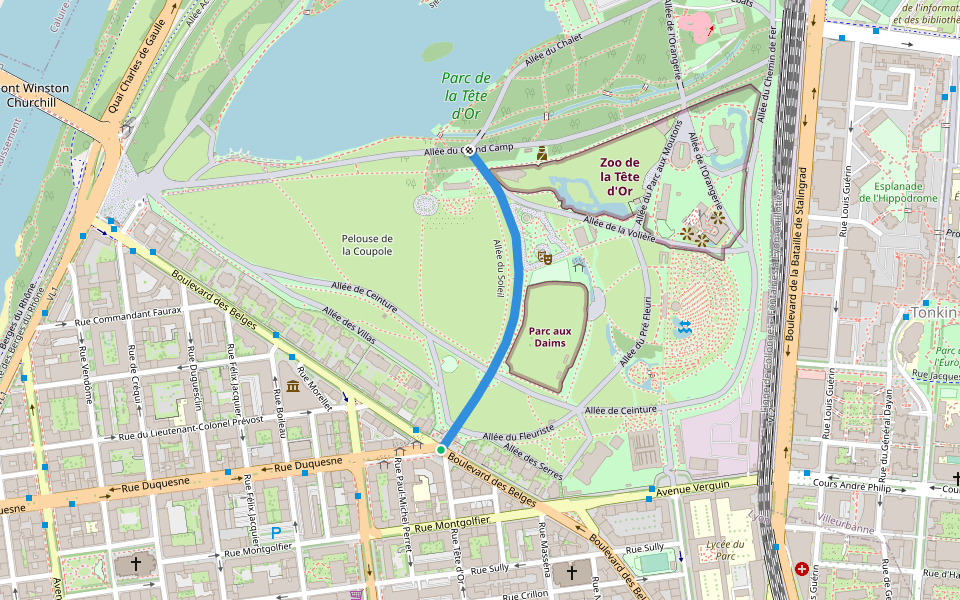 Allée du Parc aux Daims