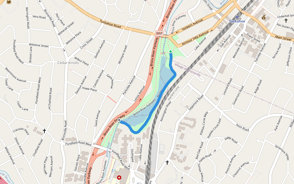 Bronx River Trailway Hiking Yonkers, New York Pacer