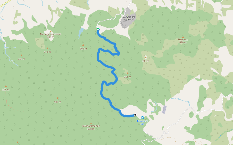 Kaitaia Walkway walking route map in Kaitaia