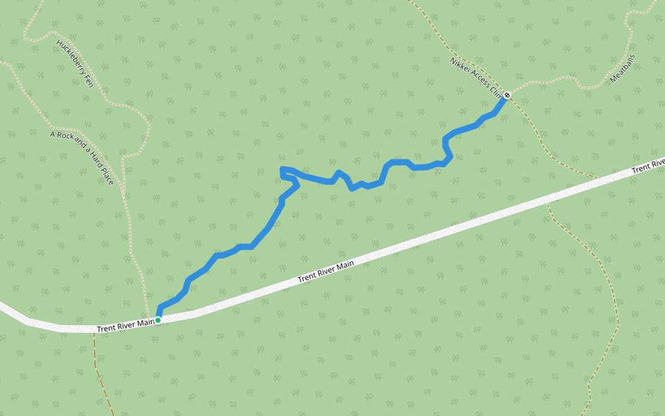 Spaghetti Factory walking route map in Union Bay