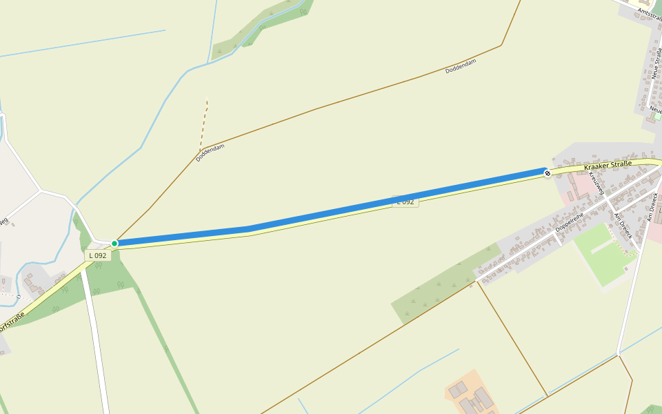 Bewegungspfad walking route map in Rastow