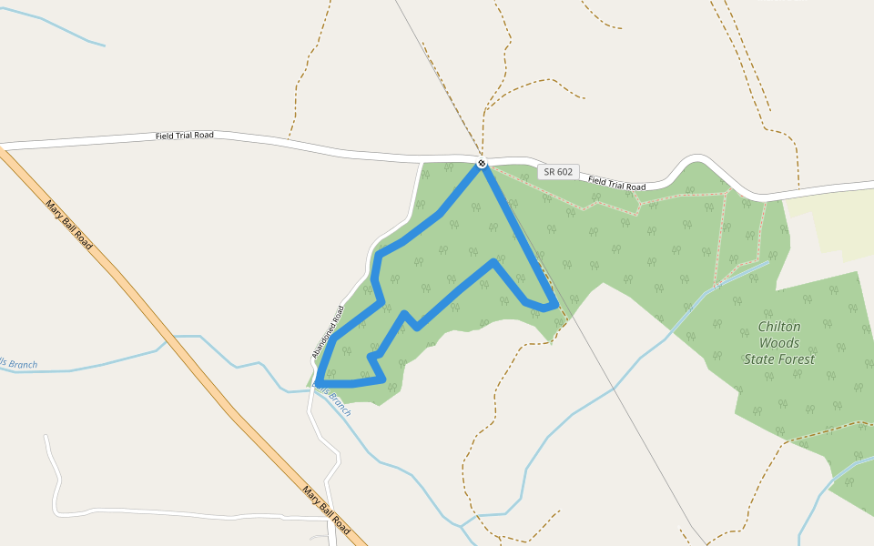 Henry Bayshore Trail walking route map in Lancaster