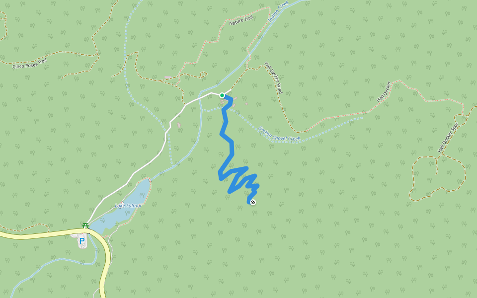 Four Saints walking route map in Banning