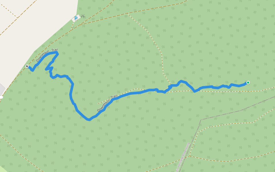 DownHaun - Trail walking route map in Haunetal