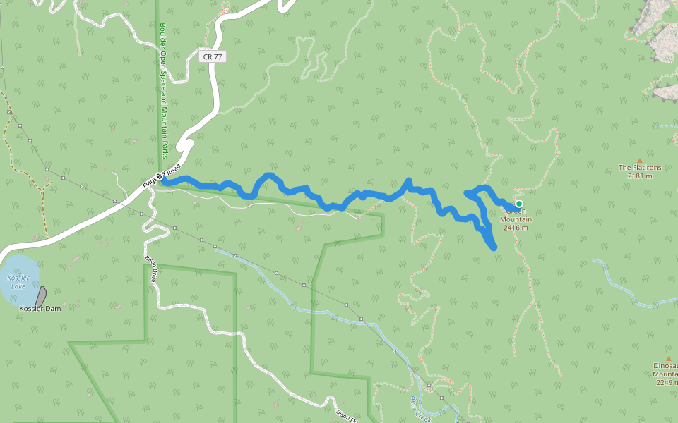 Green Mountain West Ridge Trail