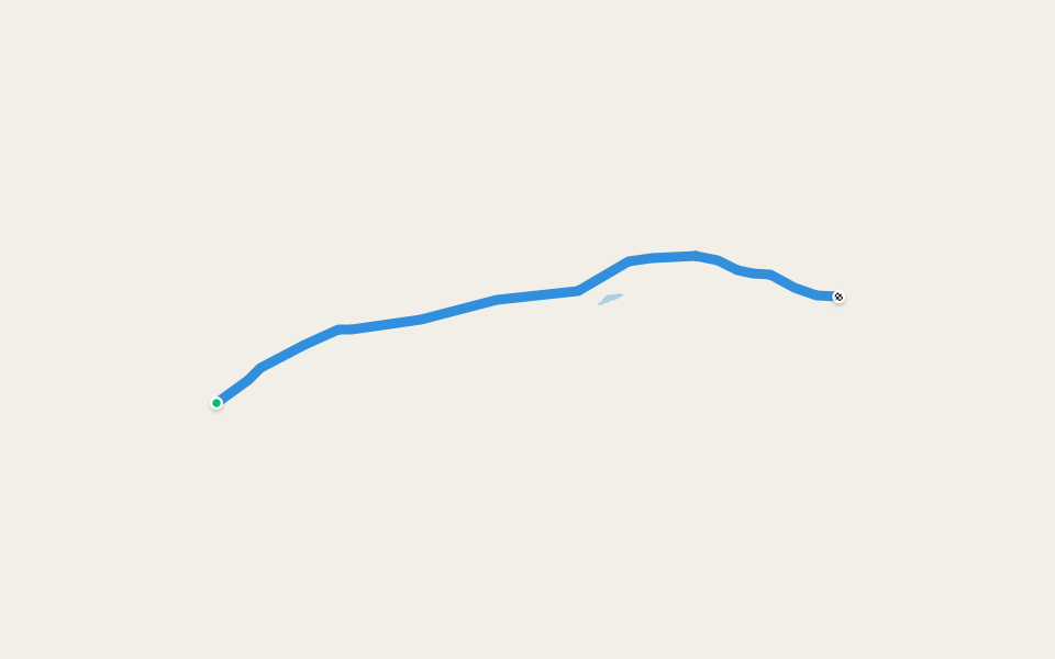 Canol Trail - Alternate North Route walking route map in Norman Wells