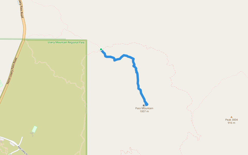 Pass Mountain Summmit Trail