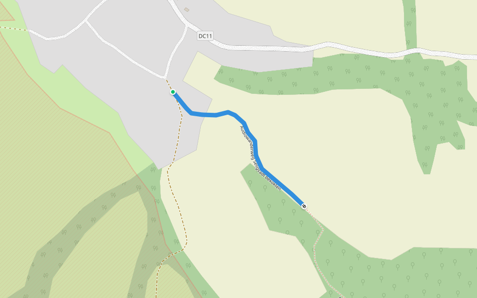 Audiowanderweg Seligsadt bekokten walking route map in Seliștat